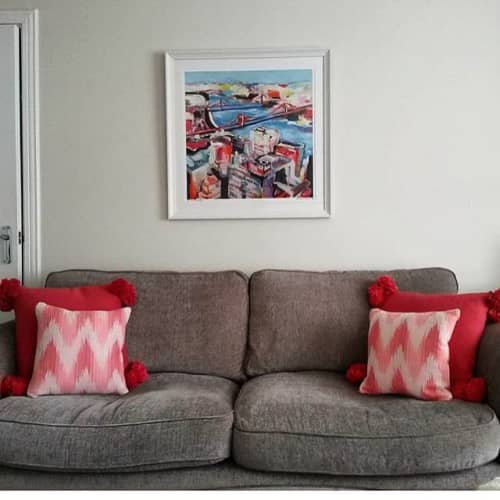 Painting | Oil And Acrylic Painting in Paintings by Anna-Louise Felstead. Item made of canvas