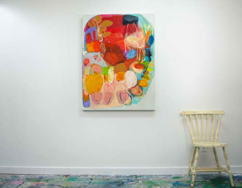 Place in My Art | Oil And Acrylic Painting in Paintings by Claire Desjardins. Item composed of canvas