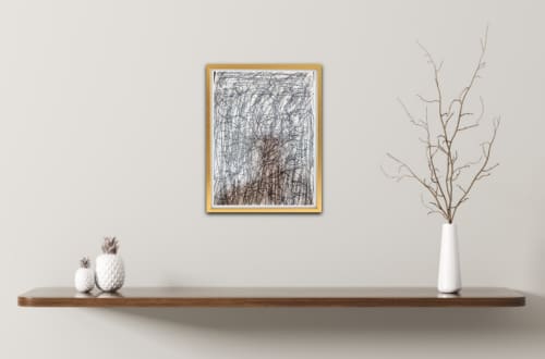 No.12-1( The orange city ) by. Andre pace | Decorative Objects by Andre Pace. Item composed of paper in minimalism or mid century modern style