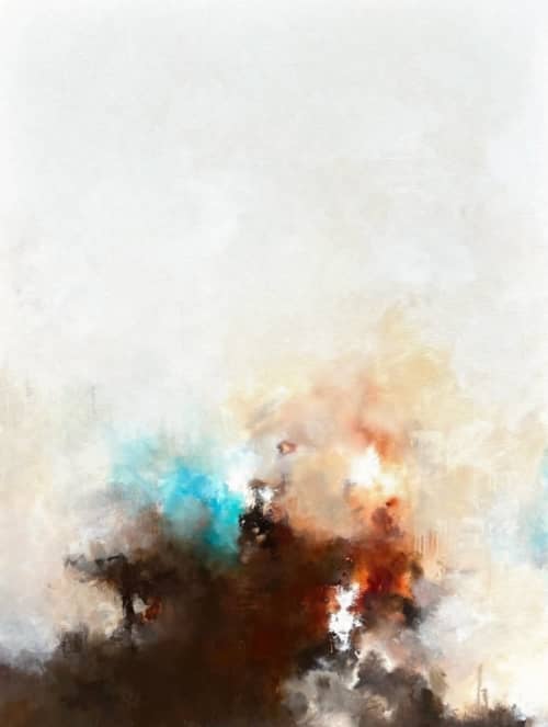 Hide & Seek II: Agate | Oil And Acrylic Painting in Paintings by Nicholas Kriefall. Item made of canvas works with contemporary style
