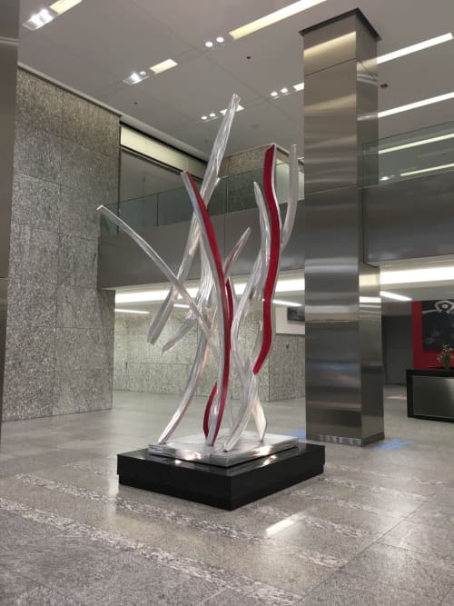 Pictograph | Sculptures by Michael Young Sculpture. Item made of aluminum