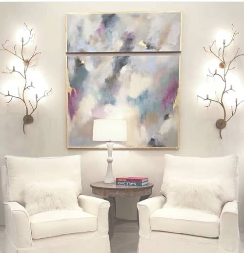 A Lovely Place to Be | Mixed Media by Lori Sperier Art | The French Mix by Jennifer DiCerbo in Covington. Item composed of canvas & synthetic