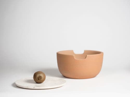 Agricola - medio | Serving Bowl in Serveware by gumdesign. Item composed of marble compatible with contemporary style
