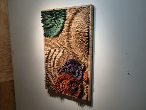 "Tom and John" 3D Wood Wall Art | Wall Sculpture in Wall Hangings by Gabriel Gaffney Smith. Item made of wood