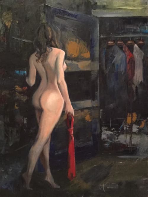 Painting | Oil And Acrylic Painting in Paintings by Tarman Art. Item made of canvas