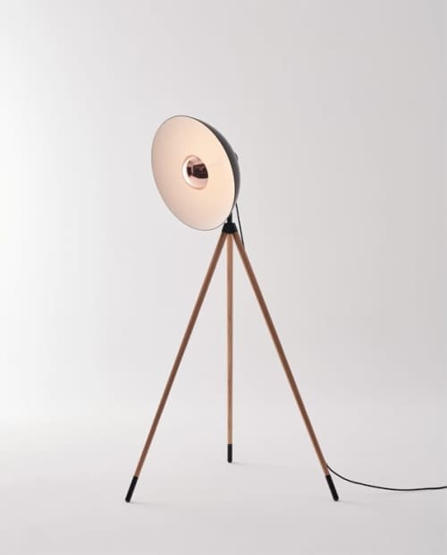 Apollo Mega Floor Lamp | Lamps by SEED Design USA. Item made of wood & aluminum