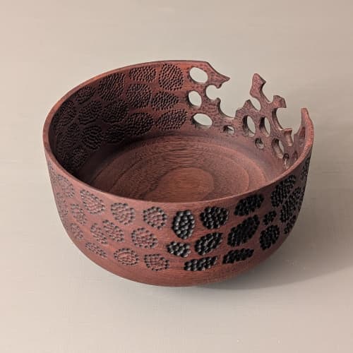 Walnut Progression | Decorative Bowl in Decorative Objects by Wood Alchemist Studio. Item composed of walnut in japandi or modern style