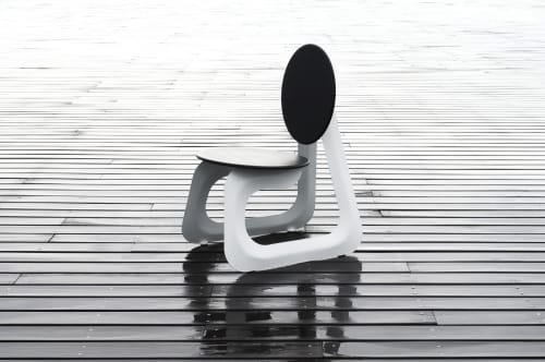 Aeroformed Chair | Accent Chair in Chairs by Connor Holland | Connor Holland in Icklesham. Item made of metal