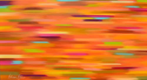 "Golden Years" 60x108" Oil on canvas | Oil And Acrylic Painting in Paintings by Melissa Ellis Art | 1920 Greenville Ave in Dallas. Item composed of synthetic