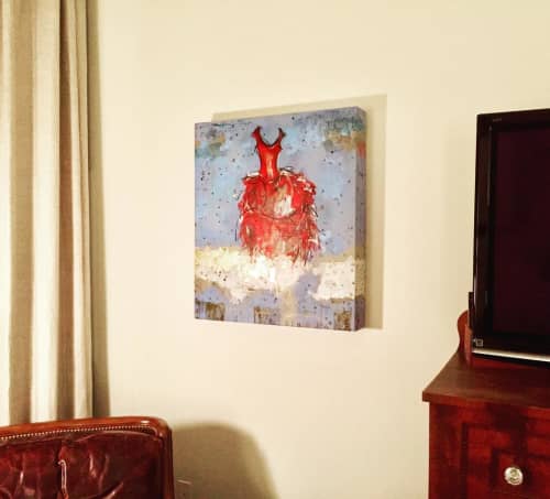 Libera | Oil And Acrylic Painting in Paintings by margherita martinelli. Item composed of canvas