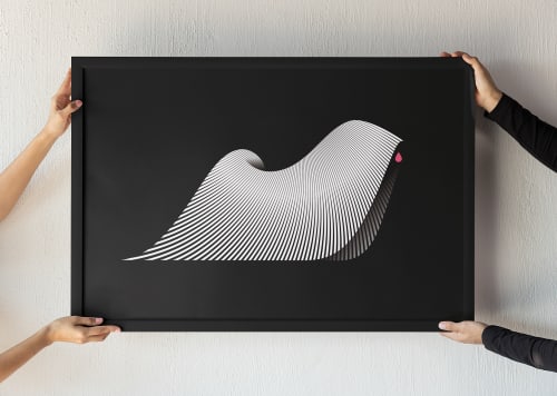 Puli (Best in Show) - Fine Art Print | Prints by Kirsten Ulve. Item composed of paper compatible with minimalism and contemporary style