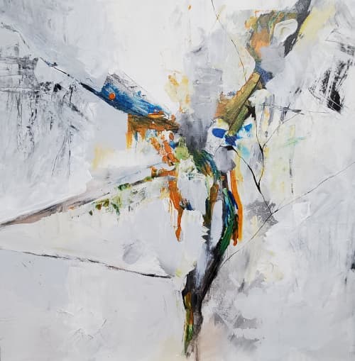 Fault Lines | Oil And Acrylic Painting in Paintings by Keith Doles