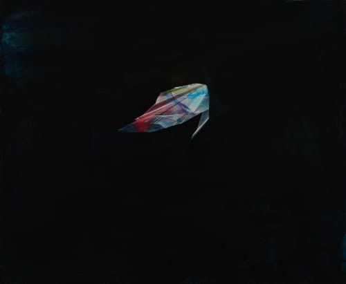 Origin, 2015 | Oil And Acrylic Painting in Paintings by Rachel Ostrow | Hotel Henry Urban Resort Conference Center in Buffalo. Item made of canvas