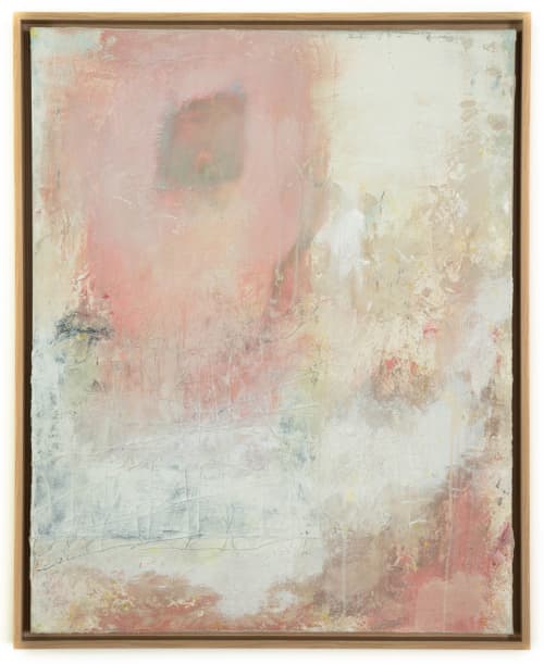 Xo | Mixed Media in Paintings by El Løvaas. Item made of canvas & synthetic compatible with modern style