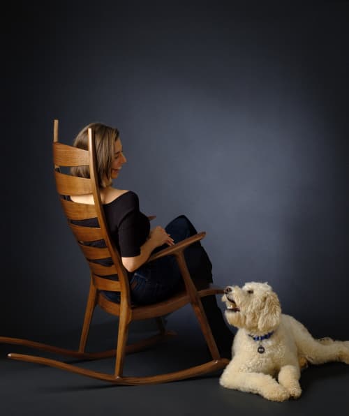 Cio Rocking Chair | Chairs by Brian Boggs Chairmakers. Item composed of wood compatible with contemporary style