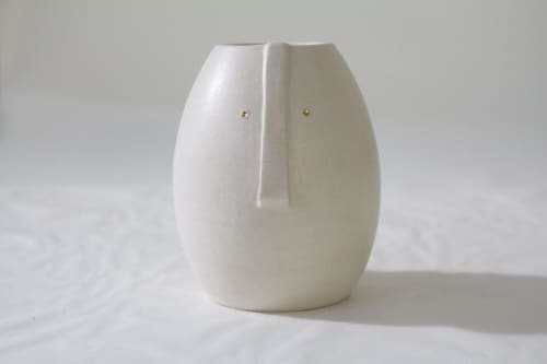Nosy Noah | Vase in Vases & Vessels by Kristina Kotlier. Item made of stoneware