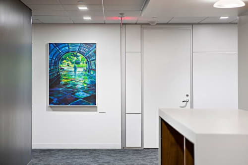Cleft Ridge Arch | Mixed Media by Noel Hefele. Item composed of synthetic