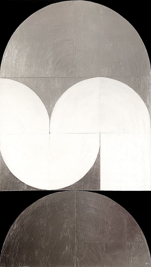 Altar of the Moon | Oil And Acrylic Painting in Paintings by Domenica Brockman | Ithaca in Ithaca. Item composed of canvas and synthetic