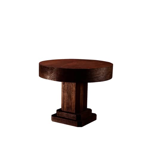 Malbec Side Tables in recovered wood from Costantini | Tables by Costantini Design. Item composed of wood