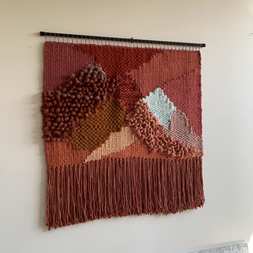 imagined landscape | Macrame Wall Hanging in Wall Hangings by Maryanne Moodie. Item composed of fiber