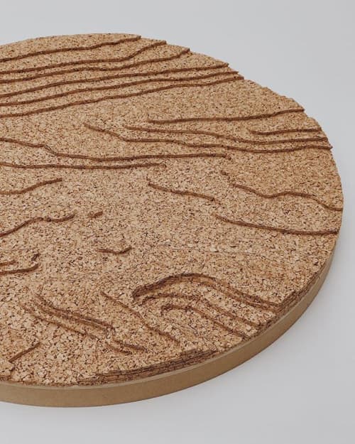 Cork Installation Exhibiton | Sculptures by Tiffany Lusteg. Item made of stone