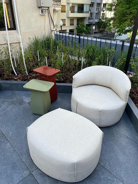Felt Out ottoman | Benches & Ottomans by Matriz Design