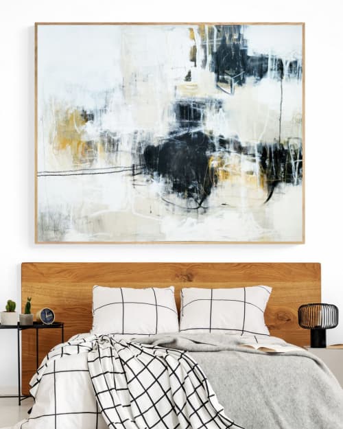 Untitled | Oil And Acrylic Painting in Paintings by Patrick Skals Art. Item made of canvas with synthetic works with contemporary & transitional style