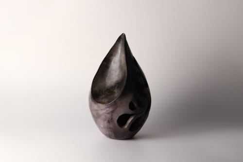 the last set before dark | saggar sculpture | Sculptures by harlow studio. Item composed of ceramic compatible with contemporary and modern style
