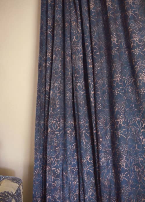 Handloom Floral Curtain | Haseena | Curtains & Drapes by ichcha. Item composed of cotton compatible with boho and modern style