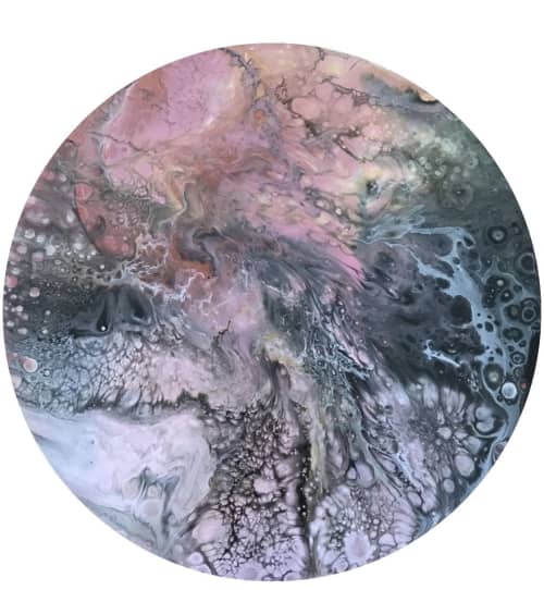 Volcanic Tempest | Oil And Acrylic Painting in Paintings by Virginia Burke | Mistletoe Winery in Pokolbin. Item made of canvas
