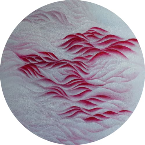 A breath in the morning | Mixed Media in Paintings by Francesca Borgo. Item composed of canvas in minimalism or contemporary style