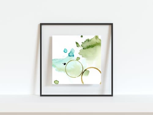 The "Emerald" series #2 | Prints by Melissa Mary Jenkins Art. Item composed of paper