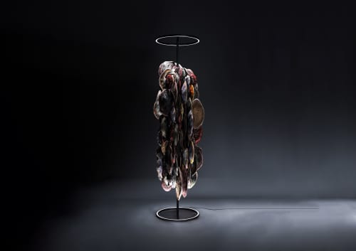 Lamp Mushrooms | Floor Lamp in Lamps by PANOPTIKUM COLLECTIONS. Item composed of wood and metal in contemporary or modern style