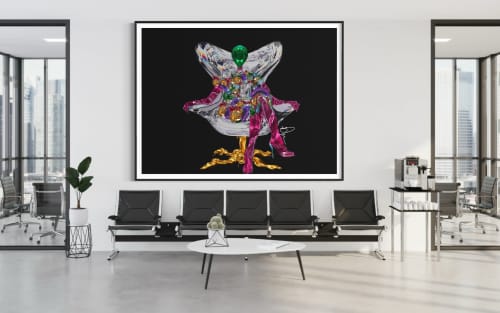 Edria | Oil And Acrylic Painting in Paintings by LA TOYA JONES. Item composed of canvas in mid century modern or contemporary style