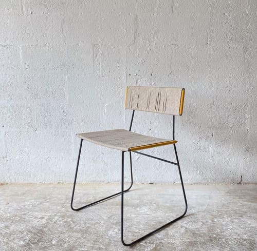 Shibuia chair | Dining Chair in Chairs by 2MONOS STUDIO. Item made of cotton & metal