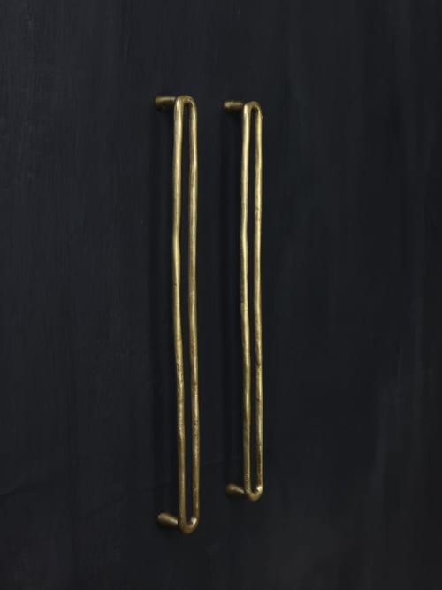 Cabinet Pull N24 Extra Large | Hardware by Poignees D'Amour French Bronze Hardware.. Item composed of brass