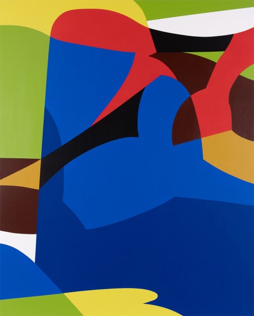 Abundance | Oil And Acrylic Painting in Paintings by Kotaro Machiyama. Item composed of canvas in japandi or art deco style