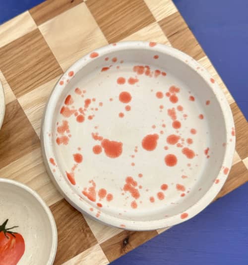 olive coaster | Tableware by Coupe Ceramics. Item composed of ceramic in eclectic & maximalism or coastal style