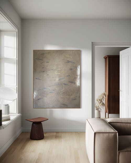 Afternoon Prayer | Oil And Acrylic Painting in Paintings by Hannah Yanetsko. Item in contemporary or coastal style