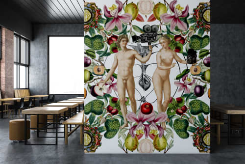 Tiles | Murals by Phaulet. Item made of synthetic