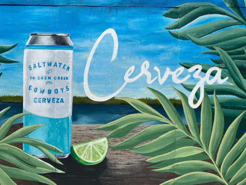 Saltwater Cowboys | Street Murals by Christine Crawford | Christine Creates
