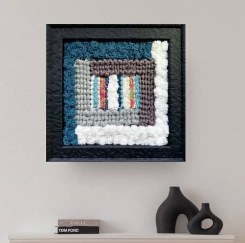 “Virtara” | Tapestry in Wall Hangings by EkaVy Arts. Item made of cotton & fiber compatible with boho and contemporary style