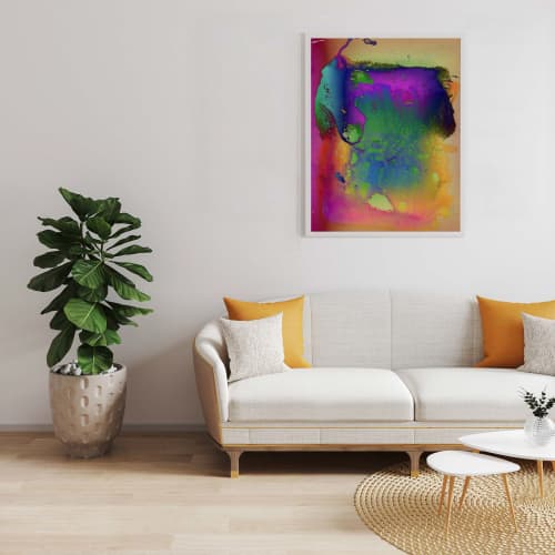 Abstract Scanography XVIII | Prints by Sven Pfrommer. Item composed of aluminum