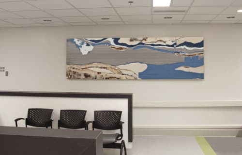 Sources | Oil And Acrylic Painting in Paintings by Yechel Gagnon | Csss Coaticook in Coaticook. Item made of wood