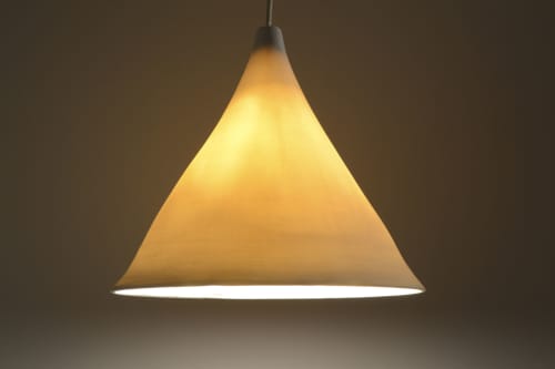 Gramophone Pendants | Pendants by lightexture. Item composed of ceramic in contemporary or modern style