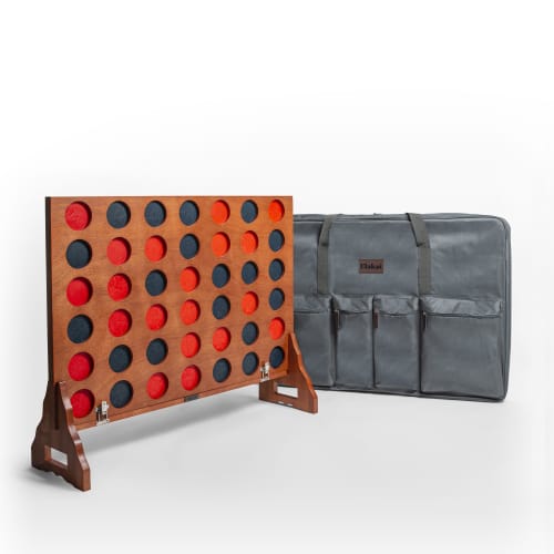 Mahogany Convoy 4-in-a-Row Game | Furniture by Elakai Outdoor