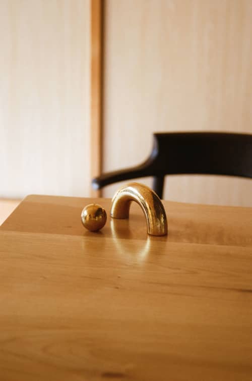 CERCLE Knob Medium | Hardware by Maha Alavi Studio. Item composed of brass in mid century modern or contemporary style