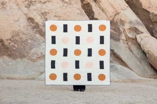 Trans Pecos Quilt | Linens & Bedding by Vacilando Studios | AutoCamp Yosemite in Midpines. Item composed of cotton