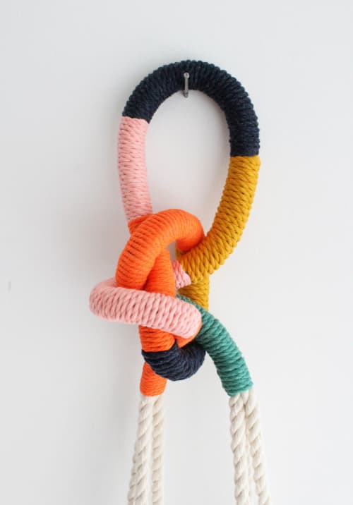 Macrame Plant Hanger, Hanging Plant Holder, Knot | Plants & Landscape by Freefille. Item composed of cotton in contemporary or modern style