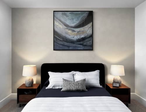 Night Ride | Mixed Media by Debi Perkins Art. Item works with industrial & modern style